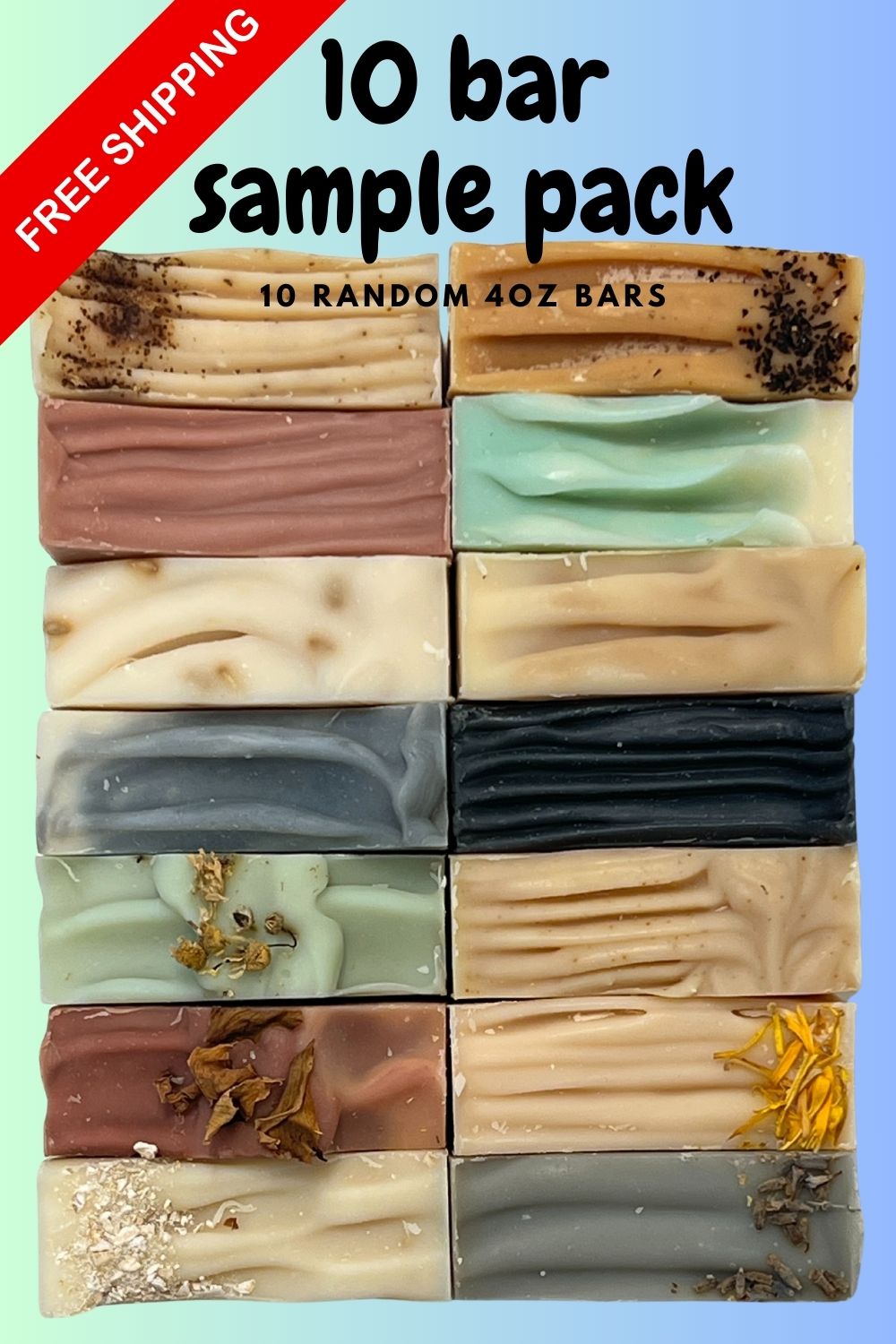 Goat Milk Soap 10 Bar Sample Pack